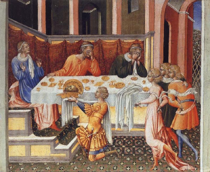 Giovanni di Paolo The Feast of Herod Germany oil painting art
